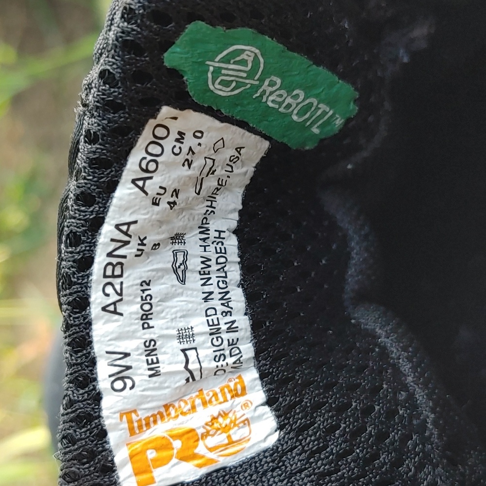 Timberland Pro Safety Reaxion Low Composite Safety Toe Sneaker Size 9W (1869) - Picture 10 of 11